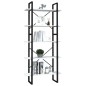 vidaXL Bücherregal 5 Fächer Weiß 80x30x175 cm Holzwerkstoff vidaXL Bücherregal 5 Fächer Weiß 80x30x175 cm Holzwerkstoff