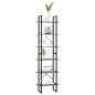vidaXL Lagerregal Grau 60x30x210 cm Massivholz Kiefer vidaXL Lagerregal Grau 60x30x210 cm Massivholz Kiefer