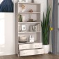 vidaXL Highboard HAMAR Massivholz Kiefer Weiß vidaXL Highboard HAMAR Massivholz Kiefer Weiß