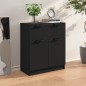 vidaXL Sideboard Schwarz 60x30x70 cm Holzwerkstoff vidaXL Sideboard Schwarz 60x30x70 cm Holzwerkstoff