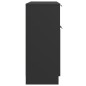 vidaXL Sideboard Schwarz 60x30x70 cm Holzwerkstoff vidaXL Sideboard Schwarz 60x30x70 cm Holzwerkstoff