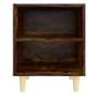 vidaXL Nachttische 2 Stk. Massivholz-Beine Räuchereiche 40x30x50 cm vidaXL Nachttische 2 Stk. Massivholz-Beine Räuchereiche 40x30x50 cm