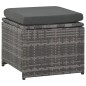 vidaXL 6-tlg. Garten-Lounge-Set mit Polstern Poly Rattan Grau vidaXL 6-tlg. Garten-Lounge-Set mit Polstern Poly Rattan Grau