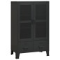 vidaXL Lagerschrank Industrial Schwarz 70x40x115 cm Metall vidaXL Lagerschrank Industrial Schwarz 70x40x115 cm Metall
