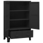 vidaXL Lagerschrank Industrial Schwarz 70x40x115 cm Metall vidaXL Lagerschrank Industrial Schwarz 70x40x115 cm Metall