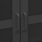 vidaXL Lagerschrank Industrial Schwarz 70x40x115 cm Metall vidaXL Lagerschrank Industrial Schwarz 70x40x115 cm Metall