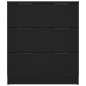 vidaXL Sideboard Schwarz 60x30x70 cm Holzwerkstoff vidaXL Sideboard Schwarz 60x30x70 cm Holzwerkstoff