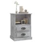 vidaXL Nachttische 2 Stk. Betongrau 43x36x60 cm vidaXL Nachttische 2 Stk. Betongrau 43x36x60 cm