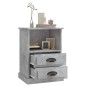 vidaXL Nachttische 2 Stk. Betongrau 43x36x60 cm vidaXL Nachttische 2 Stk. Betongrau 43x36x60 cm
