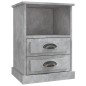 vidaXL Nachttische 2 Stk. Betongrau 43x36x60 cm vidaXL Nachttische 2 Stk. Betongrau 43x36x60 cm