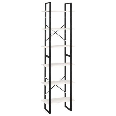 vidaXL Lagerregal Weiß 60x30x210 cm Massivholz Kiefer