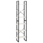 vidaXL Lagerregal Weiß 60x30x210 cm Massivholz Kiefer vidaXL Lagerregal Weiß 60x30x210 cm Massivholz Kiefer