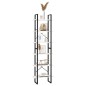 vidaXL Lagerregal Weiß 60x30x210 cm Massivholz Kiefer vidaXL Lagerregal Weiß 60x30x210 cm Massivholz Kiefer