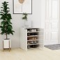 vidaXL Schuhschrank Hochglanz-Weiß 60x35x70 cm Holzwerkstoff vidaXL Schuhschrank Hochglanz-Weiß 60x35x70 cm Holzwerkstoff