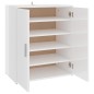 vidaXL Schuhschrank Hochglanz-Weiß 60x35x70 cm Holzwerkstoff vidaXL Schuhschrank Hochglanz-Weiß 60x35x70 cm Holzwerkstoff