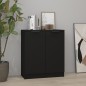 vidaXL Sideboard Schwarz 60x30x70 cm Holzwerkstoff vidaXL Sideboard Schwarz 60x30x70 cm Holzwerkstoff