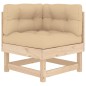 vidaXL 5-tlg. Garten-Lounge-Set mit Kissen Massivholz vidaXL 5-tlg. Garten-Lounge-Set mit Kissen Massivholz