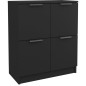 vidaXL Sideboard Schwarz 60x30x70 cm Holzwerkstoff vidaXL Sideboard Schwarz 60x30x70 cm Holzwerkstoff
