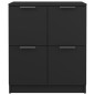 vidaXL Sideboard Schwarz 60x30x70 cm Holzwerkstoff vidaXL Sideboard Schwarz 60x30x70 cm Holzwerkstoff