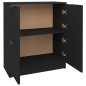 vidaXL Sideboard Schwarz 60x30x70 cm Holzwerkstoff vidaXL Sideboard Schwarz 60x30x70 cm Holzwerkstoff