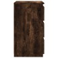 vidaXL Nachttisch Räuchereiche 40x35x62,5 cm Holzwerkstoff vidaXL Nachttisch Räuchereiche 40x35x62,5 cm Holzwerkstoff