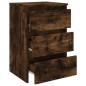 vidaXL Nachttisch Räuchereiche 40x35x62,5 cm Holzwerkstoff vidaXL Nachttisch Räuchereiche 40x35x62,5 cm Holzwerkstoff