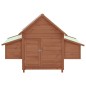 vidaXL Hühnerstall Mokka und Weiß 152x96x110 cm Massivholz Tanne vidaXL Hühnerstall Mokka und Weiß 152x96x110 cm Massivholz Tanne