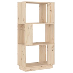 vidaXL Bücherregal/Raumteiler 51x25x101 cm Massivholz Kiefer