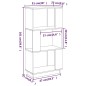vidaXL Bücherregal/Raumteiler 51x25x101 cm Massivholz Kiefer vidaXL Bücherregal/Raumteiler 51x25x101 cm Massivholz Kiefer