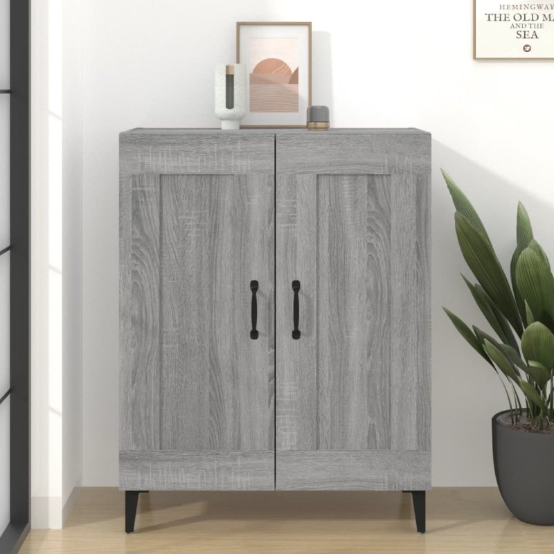 vidaXL Sideboard Grau Sonoma 69,5x34x90 cm Holzwerkstoff vidaXL Sideboard Grau Sonoma 69,5x34x90 cm Holzwerkstoff