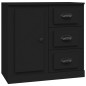vidaXL Sideboard Schwarz 70x35,5x67,5 cm Holzwerkstoff vidaXL Sideboard Schwarz 70x35,5x67,5 cm Holzwerkstoff