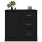 vidaXL Sideboard Schwarz 70x35,5x67,5 cm Holzwerkstoff vidaXL Sideboard Schwarz 70x35,5x67,5 cm Holzwerkstoff
