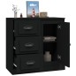 vidaXL Sideboard Schwarz 70x35,5x67,5 cm Holzwerkstoff vidaXL Sideboard Schwarz 70x35,5x67,5 cm Holzwerkstoff