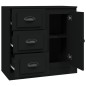 vidaXL Sideboard Schwarz 70x35,5x67,5 cm Holzwerkstoff vidaXL Sideboard Schwarz 70x35,5x67,5 cm Holzwerkstoff