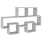 vidaXL Wandregal in Autoform Betongrau 82x15x51 cm Holzwerkstoff vidaXL Wandregal in Autoform Betongrau 82x15x51 cm Holzwerkstoff