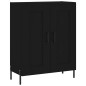 Highboard Schwarz 69,5x34x180 cm Holzwerkstoff Highboard Schwarz 69,5x34x180 cm Holzwerkstoff