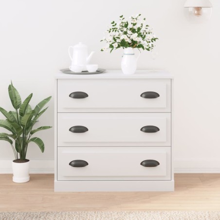 vidaXL Sideboard Weiß 70x35,5x67,5 cm Holzwerkstoff