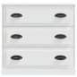 vidaXL Sideboard Weiß 70x35,5x67,5 cm Holzwerkstoff vidaXL Sideboard Weiß 70x35,5x67,5 cm Holzwerkstoff