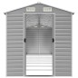 vidaXL Gerätehaus Hellgrau 191x725x198 cm Verzinkter Stahl vidaXL Gerätehaus Hellgrau 191x725x198 cm Verzinkter Stahl