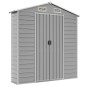 vidaXL Gerätehaus Hellgrau 191x725x198 cm Verzinkter Stahl vidaXL Gerätehaus Hellgrau 191x725x198 cm Verzinkter Stahl