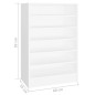 vidaXL Schuhschrank Weiß 60x35x92 cm Holzwerkstoff vidaXL Schuhschrank Weiß 60x35x92 cm Holzwerkstoff