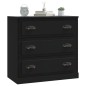 vidaXL Sideboard Schwarz 70x35,5x67,5 cm Holzwerkstoff vidaXL Sideboard Schwarz 70x35,5x67,5 cm Holzwerkstoff