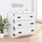vidaXL Sideboard Hochglanz-Weiß 70x35,5x67,5 cm Holzwerkstoff vidaXL Sideboard Hochglanz-Weiß 70x35,5x67,5 cm Holzwerkstoff