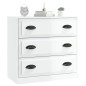 vidaXL Sideboard Hochglanz-Weiß 70x35,5x67,5 cm Holzwerkstoff vidaXL Sideboard Hochglanz-Weiß 70x35,5x67,5 cm Holzwerkstoff