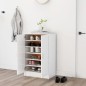 vidaXL Schuhschrank Weiß 60x35x92 cm Holzwerkstoff vidaXL Schuhschrank Weiß 60x35x92 cm Holzwerkstoff