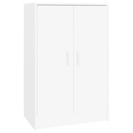 vidaXL Schuhschrank Weiß 60x35x92 cm Holzwerkstoff