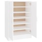 vidaXL Schuhschrank Weiß 60x35x92 cm Holzwerkstoff vidaXL Schuhschrank Weiß 60x35x92 cm Holzwerkstoff