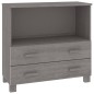 vidaXL Sideboard HAMAR Hellgrau 85x35x80 cm Massivholz Kiefer vidaXL Sideboard HAMAR Hellgrau 85x35x80 cm Massivholz Kiefer
