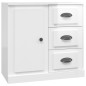 vidaXL Sideboard Hochglanz-Weiß 70x35,5x67,5 cm Holzwerkstoff vidaXL Sideboard Hochglanz-Weiß 70x35,5x67,5 cm Holzwerkstoff