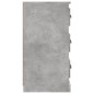 vidaXL Sideboard Betongrau 70x35,5x67,5 cm Holzwerkstoff vidaXL Sideboard Betongrau 70x35,5x67,5 cm Holzwerkstoff